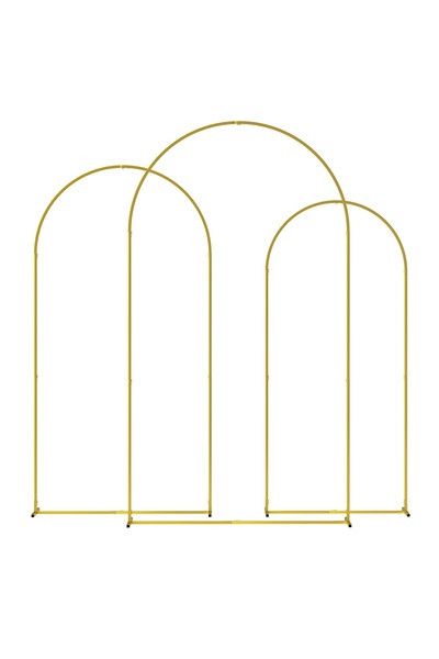OEM Set de 3 arcade de nuntă Re-Bloom, metalice, 120x220 cm / 100x200 cm / 80...