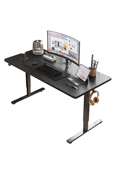 Muvu Birou electric reglabil pe înălțime 160x60cm, MUVU, 72-118cm, Negru