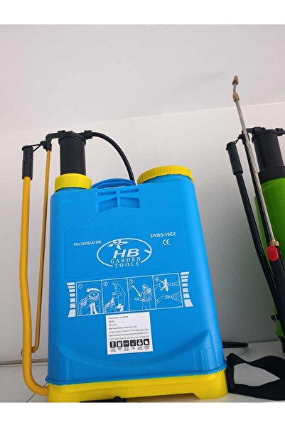 H&B HB Garden Tools 3WBS-16E2 Manuel Kollu Sırt Tipi İlaçlama Pompası - 16 Li...