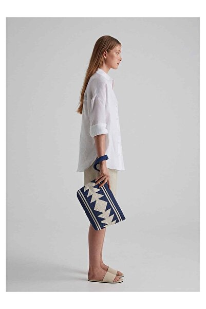 SEA YOU SOON Τσάντα Clutch Μίντι Αζούρ – Ναυτικό Μπλε