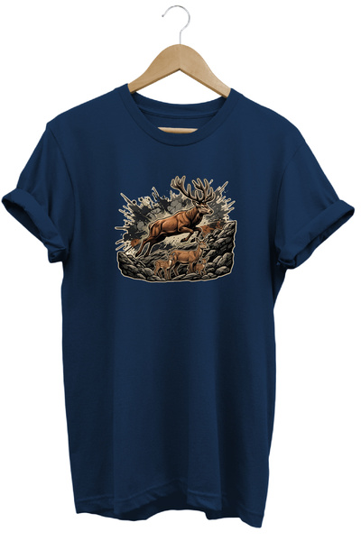 remonz Exclusive Wild Nature Collection Majestic Moose Premium T-Shirt
