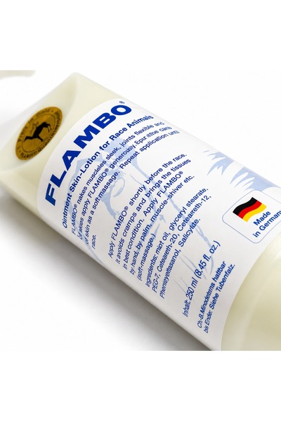 flambo Equine Muscle Lotion 500ml | Joint & Cramp Relief for Race Animals