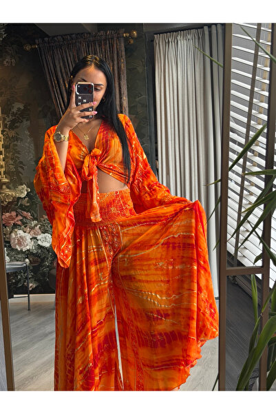 Mazelf Baby&Kids Wear طقم تنورة بوهيمية من الحرير من سانست بوهيم
