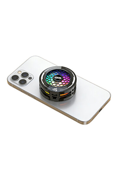 Go-Des Go Des GD-PC010 Yapay Zeka Destekli Magnetik Telefon Soğutucu Fan Siyah
