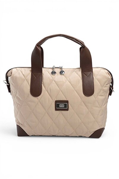 Silver Polo Beige - Brown Memory Women's Travel Bag Sp1152