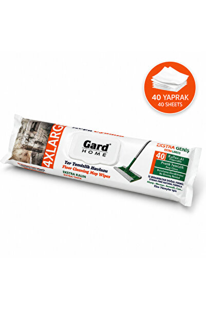 Gard Home Yer Temizlik Havlusu 40 Yaprak - Mopa Uyumlu, Ekstra Kalın, Durulam...