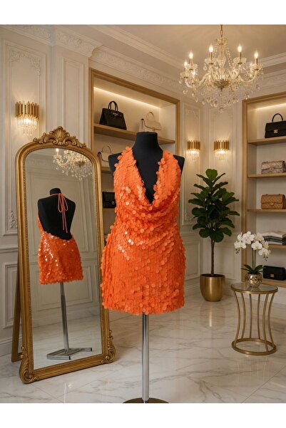 Divanni Atelier Sequin Elbise