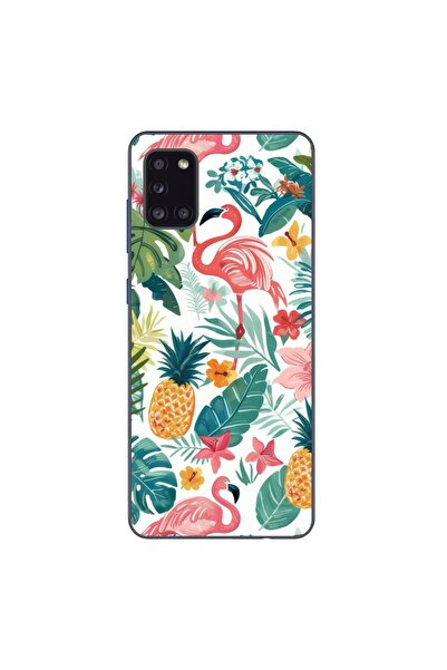 OEM Husa compatibila cu Samsung Galaxy A31 Silicon Gel Tpu Model Tropical Pat...