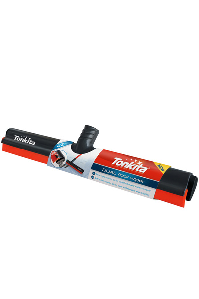 Tonkita Grey Dual Rubber Floor Wiper 42cm – Double Lip Floor Squeegee for Wat...
