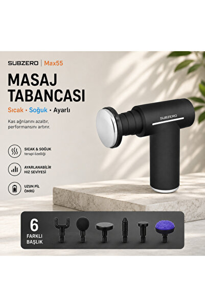 Subzero MAX55 6 Başlıklı Sıcak Soğuk Ayarlı Masaj Aleti