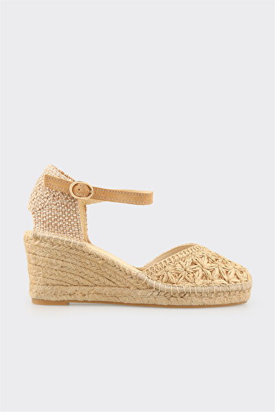 Elle Shoes Bej Kadın Espadril