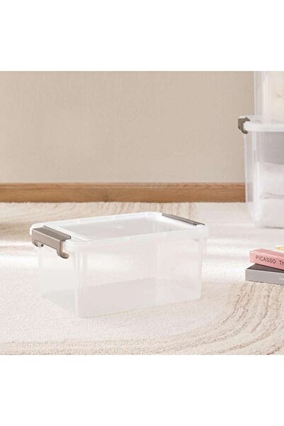 PAN HOME صندوق تخزين قابل للتكديس من إيجال بغطاء قابل للإغلاق 7 لتر 31.5×23×1...