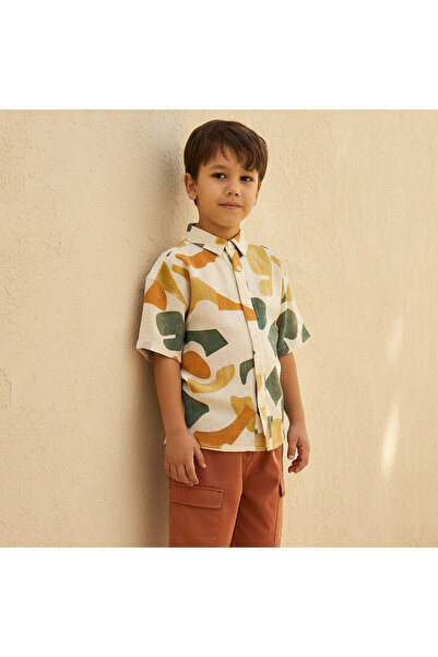 Juniors Short Sleeves Shirt with Print
