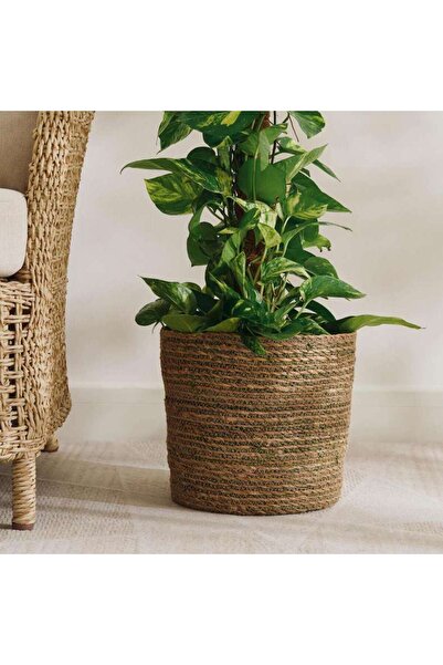PAN HOME Marcela Sea Grass Planter D26xh25cm - Natural