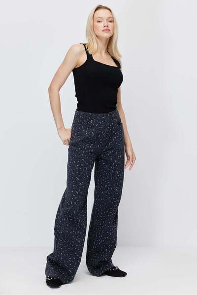 PAULMARK Women's High Waist Wide Leg Jeans