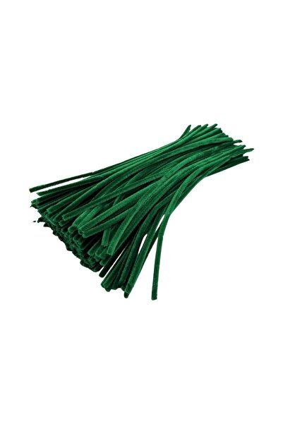 AFO Top Bottom Set of 100 pieces of Plush Wire 30cm Dark Green