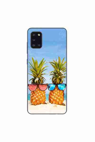 OEM Θήκη συμβατή με Samsung Galaxy A31 Σιλικόνης Gel TPU Σχέδιο Παραλία Ανανάδες