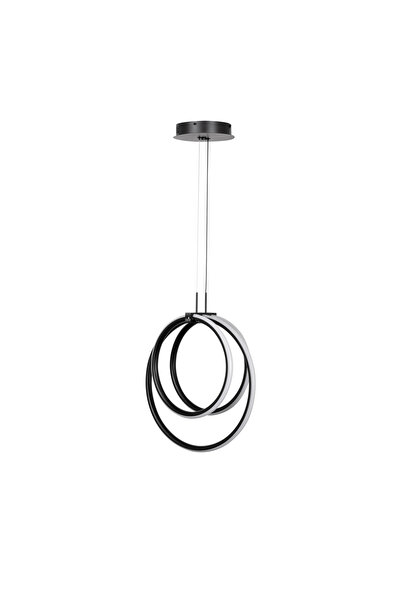 InLight Κρεμαστό φωτιστικό LED 40W 3CCT με διακόπτη στη βάση σε μαύρο χρώμα Δ...