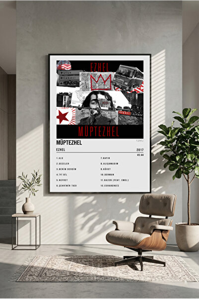 postercraft Ezhel Müptezhel Poster din lemn cu design de album (fără ramă) 2