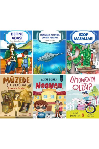 Timaş Çocuk 1.2.VE 3.SINIF Müzede Bir Macera,Noonan,Limonata’ya Ne Oldu?,6 Kİ...