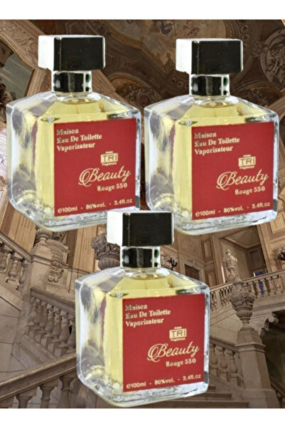 trı 3 Pieces Beauty Rouge 550 Perfume 100ML