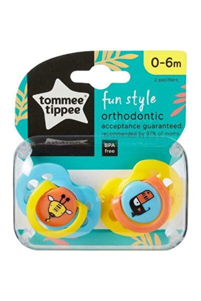 tommee tippee Ορθοδοντικές πιπίλες σιλικόνης για 0-6 μηνών