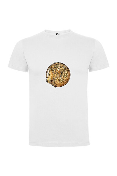 iLovePrints Regal Lion Mane Circle Tshirt
