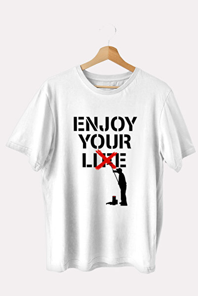 iLovePrints Μπλούζα Art Enjoy Your Life