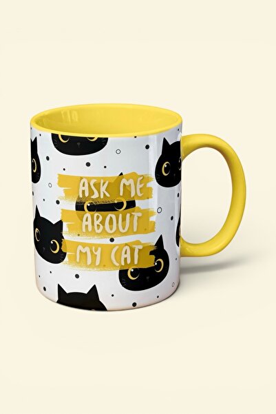 Cool Stuff Studio Ask Me about My Cat Mug Cool Club Collection