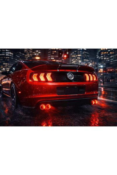 Alayjah Backlight LED Compatible with Ford Mustang 2007, 1 Pair, Free ,Eye-Ca...