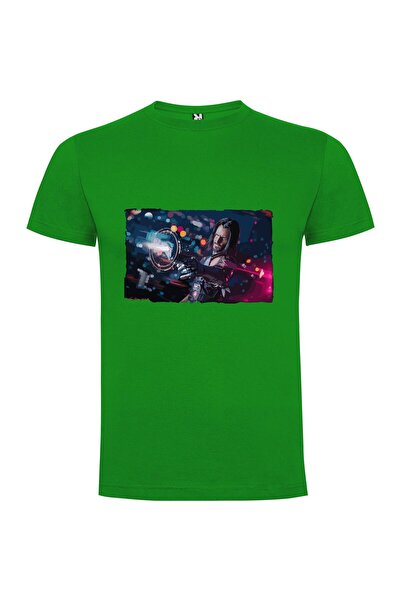 iLovePrints Future Hair Man Cyberpunk Tshirt
