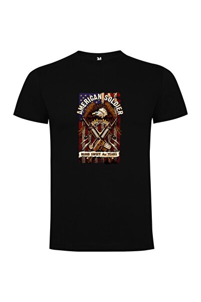 iLovePrints Rugged American Warrior Tshirt