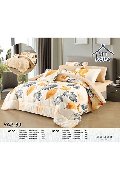 SFT Nefirin Summer Bedspread - 8 Pieces - Soft Microfiber - Ventilated - 250X230
