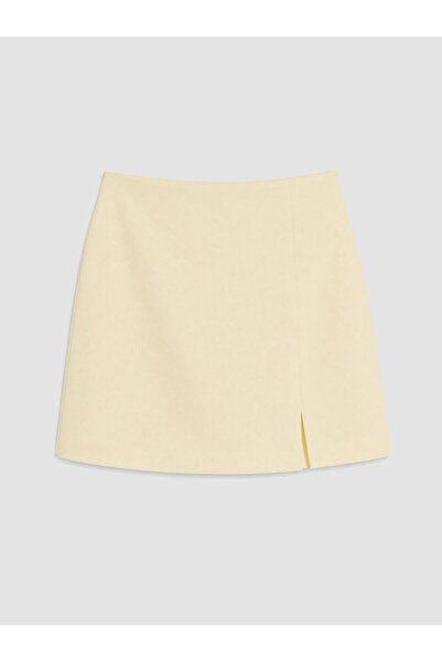 LC Waikiki Seray New Season High Waist Slit Mini Skirt