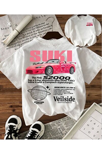 LELVANİ TRICOU ROZ CU IMPRIMEU SUKI S2000 PENTRU FEMEI, CU GULER ROTUND