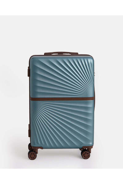 REDTAG Teal ABS Hard Trolley Luggage 24 Inch