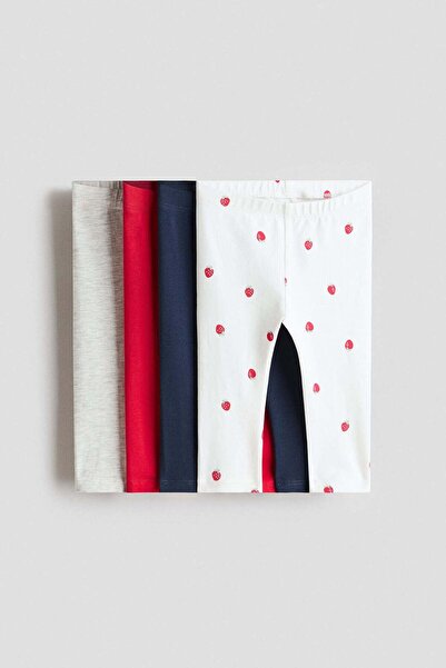 H&M 4-pack cotton jersey leggings
