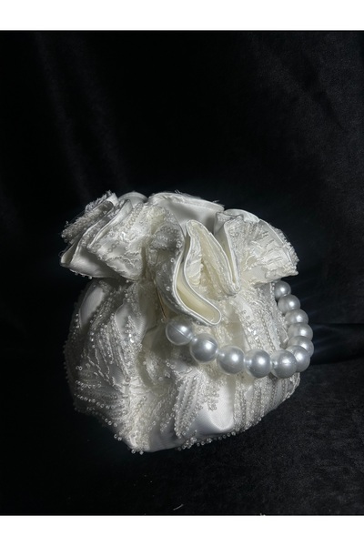 Bridal Luxe Stone-Embellished Bridal Bag Premium