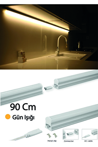 Empressco Mutfak Tezgah Aydınlatması-raf Aydınlatması Armatür 90cm Led Anahta...