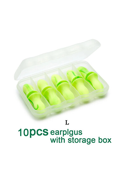 Choice1 10pcs L S/M/L Soundproof Sleeping Ear Plugs Earplugs For Sleeping Spe...