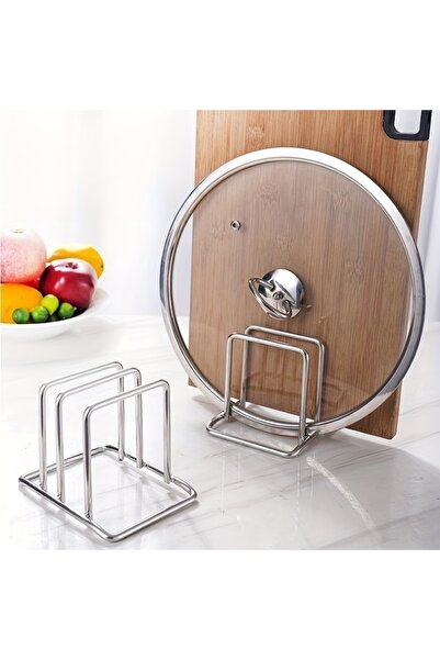 Choice 2pcs Kitchen stainless steel chopping board rack, chopping board holde...