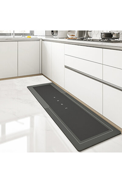 Choice38 40X60 and 40x120cm Black Grey Kitchen Floor Mat Bedroom Living Room ...