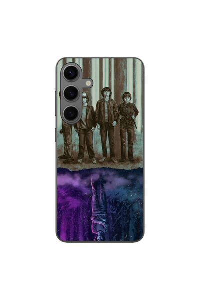 OEM Θήκη συμβατή με Samsung Galaxy S24 FE από Σιλικόνη Gel TPU, Σχέδιο Strang...