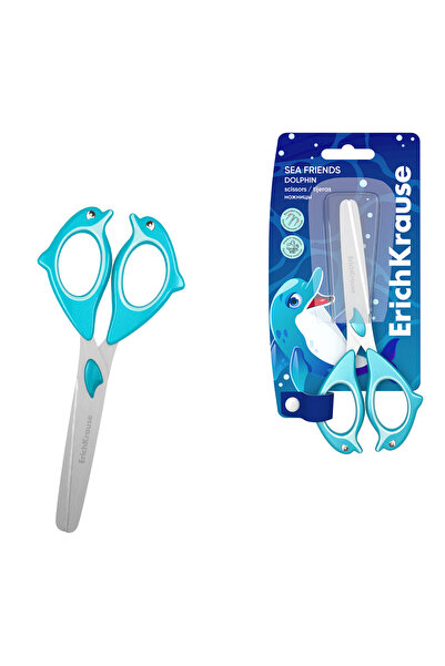 OEM Foarfecă pentru copii ErichKrause Prietenii din mare Delfin 13,5 cm