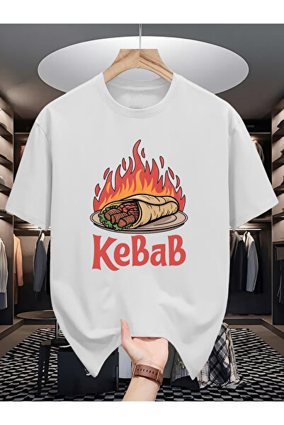 NOURAM تي شيرت صيفي بأكمام قصيرة من KEBAB، قميص عصري بطباعة أنيقة، قميص رجالي...