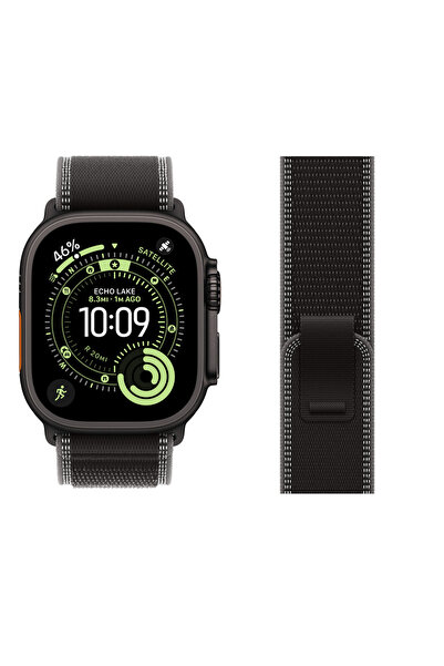 Choice13 S11-46 42 44 45 49mm Charcoal-Black Alpine/Trail Loop Strap For Watc...