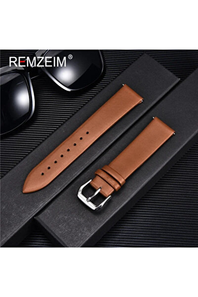 Choice39 20mm Light Brown Leather Soft Watchband 12mm 14mm 16mm 18mm 20mm 22m...