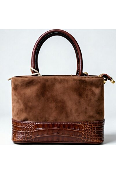 Bleco Vintage Suede Patchwork Mini Handbag