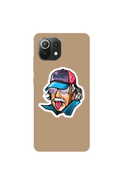 Other Xiaomi Mi 11 Lite Einstein Brown Colored Silicone TPU Θήκη