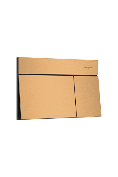 Hansgrohe Placă de acționare WC, bronz periat, Hansgrohe, iFrame Element E